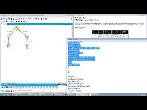 [CCNA] 5.5.2 Challenge Access Control Lists