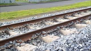 preview picture of video 'Methodical & Hypnotic; KiwiRail's Harsco Tamper In Wanganui East'