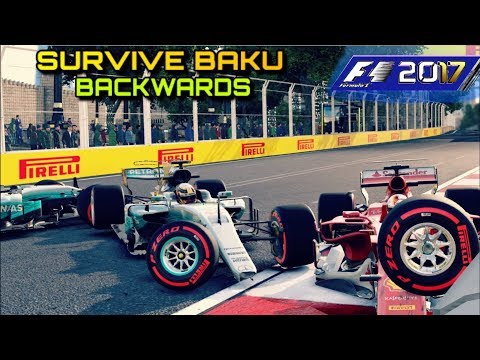 SURVIVE BAKU BACKWARDS CHALLENGE - Simulation Damage F1 2017