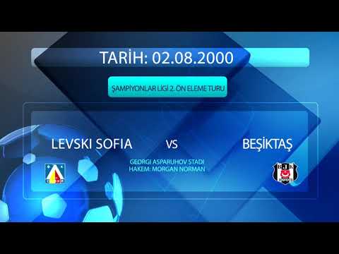 Levski Sofia 1-1 Beşiktaş Sampiyonlar ligi 2. Eleme turu maçı UNUTULMAZ efsane maç (02.08.2000)