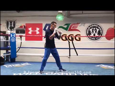 FIGHT WEEK MEDIA WORKOUT ANDRES GUTIERREZ! MARES VS GUTIERREZ PBC ON FOX 10/14!