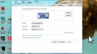 Windows 7 - Adjust Screen Resolution, Refresh Rate, and Icon Size - Remove Flicker [Tutorial]