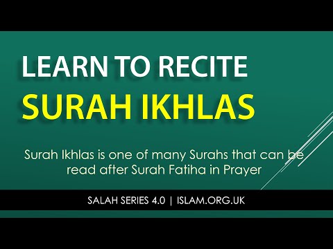Salah Series 4.6 - Learn to Recite Surah Ikhlas - x10 Palace in Paradise - Madrasah.co.uk
