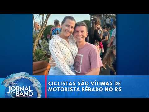 Motorista bêbado mata ciclistas no RS | Jornal da Band