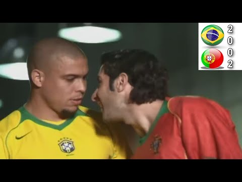 Ronaldinho, Ronaldo & Figo Legendary Show (Portugal vs Brazil 2002 )
