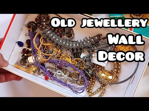 Easy and Beautiful Home Decor from Waste Jewellery | Reusing old Jewellery | Waste Material Craft |