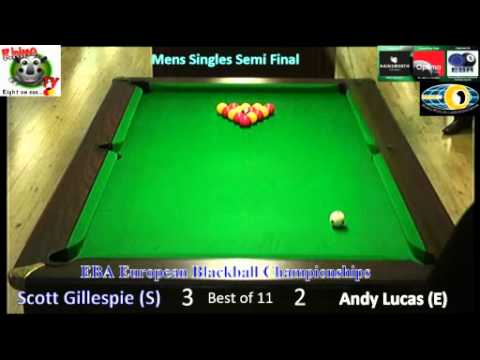 2015 European Championships - Singles Mens Semi Final - Scott Gillespie v Andy Lucas