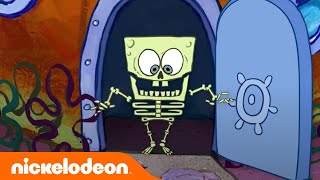 SpongeBob HALLOWEEN Theme Song! 🎃 | Nickelodeon #Shorts