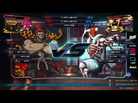Dal-bit (akuma) VS eyemusician (yoshimitsu) - Tekken 7 Season 4