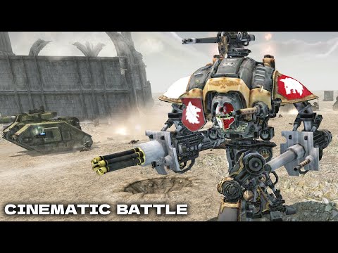 WARHAMMER 40K CINEMATIC BATTLE: Imperial Guard vs Blood Pact - Men of War: Assault Squad 2