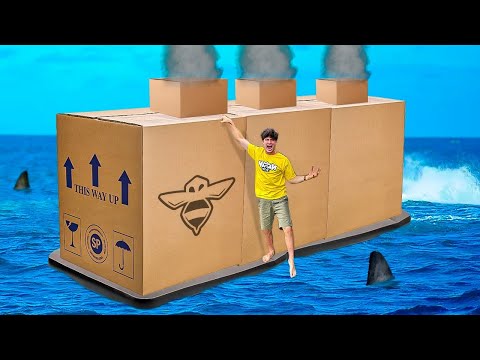 SOBREVIVI NUMA CASA DE PAPELÃO POR 24 HORAS!