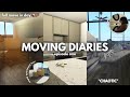 MOVING DIARIES EP.1♡ move in day, empty tour, shopping, first night & more | Bloxburg Roleplay 📦🎥