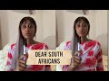 A Nigerian Lady Send A Message To South Africans, Please Listen 