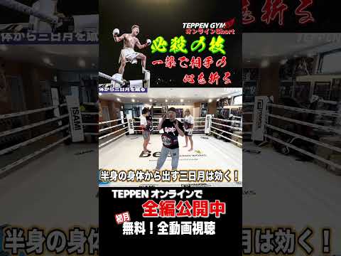 最速で最強を目指す！番外編 三日月蹴り【那須川式ファイティングメソッド】#shorts