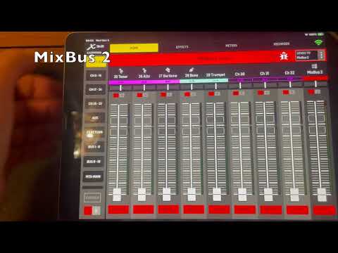 How to use the Behringer X32 - Monitor mix Video  6