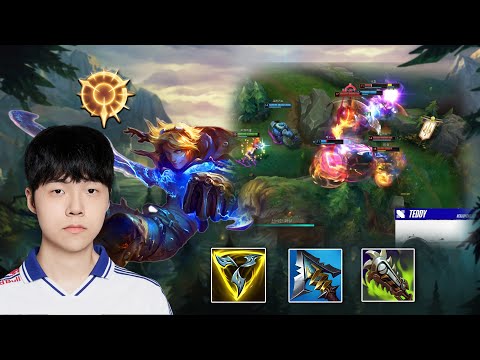 TEDDY on EZREAL in Challenger - hardcore game