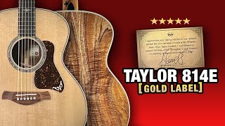 Video thumbnail for Taylor's Newest Creation – The 814e Gold Label by Acoustic Letter