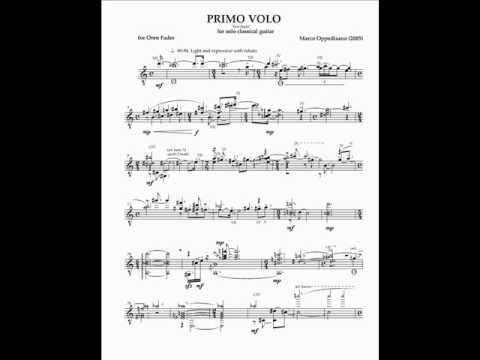 Primo Volo for classical guitar (2003) - Marco Oppedisano