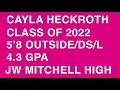 Cayla Heckroth OH/DS/L c/o 2022 