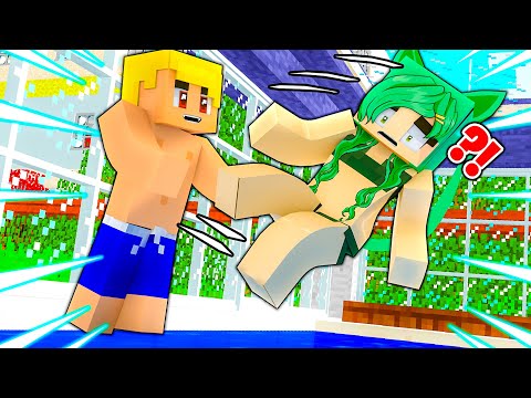 BUTTO IVIE IN PISCINA A FINE SERIE! - Famiglia Di Minecraft *VAMPIRI* #85