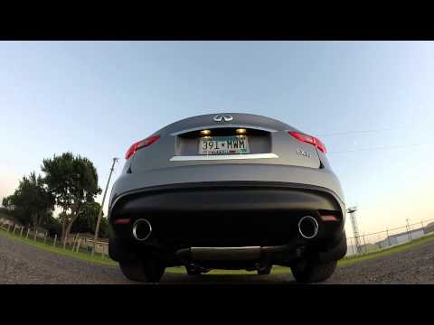 2010 Infiniti FX35 Stock vs Invidia Gemini Sound Test