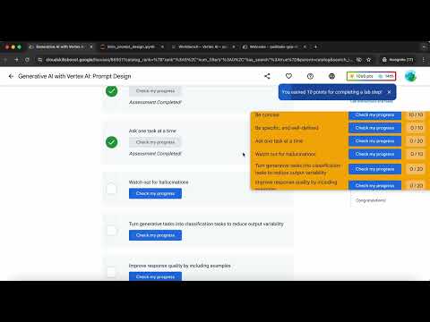 Generative AI with Vertex AI Getting Started GSP1150
