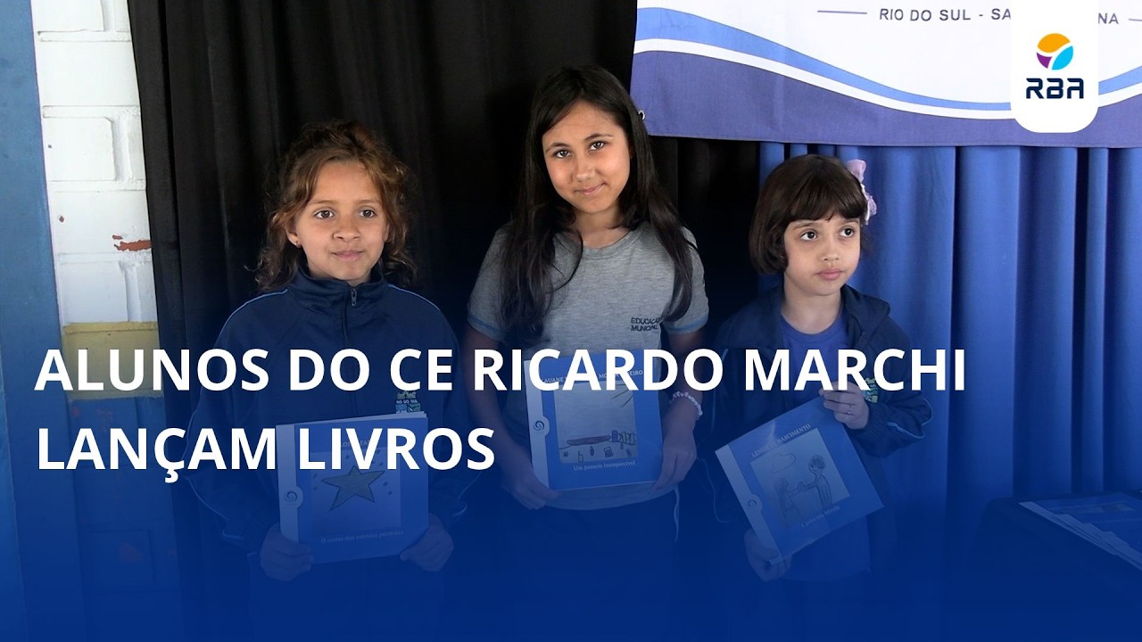 Alunos do CE Ricardo Marchi lançam livros