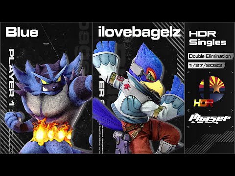 Phaser 14: Blue (Incineroar) vs ilovebagelz (Falco) HDR THUG FINALS