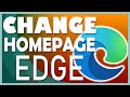 How To Change YOUR Homepage In The Latest Microsoft Edge Browser