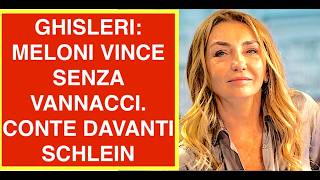 SONDAGGI. GHISLERI: MELONI VINCE ANCHE SENZA VANNACCI E CONTE DAVANTI SCHLEIN