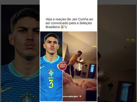 Veja a reação do Jair Cunha ao ser convocado para a seleção #seleçãobrasileira