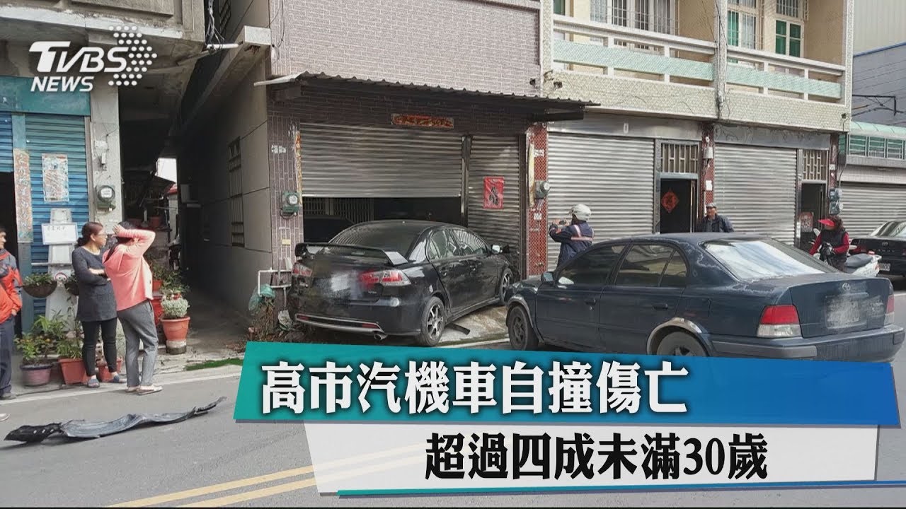 高市汽機車自撞傷亡　超過4成未滿30歲