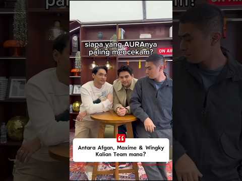 Aura of 3 Handsome Guys #aura #afgansyahreza #maximebouttier #wingky #music #singer #artist #shorts