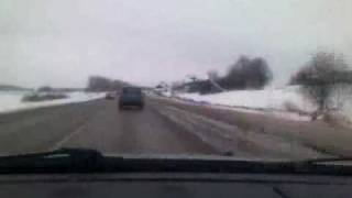 preview picture of video 'Road Danilov-Yaroslavl, March 2010'