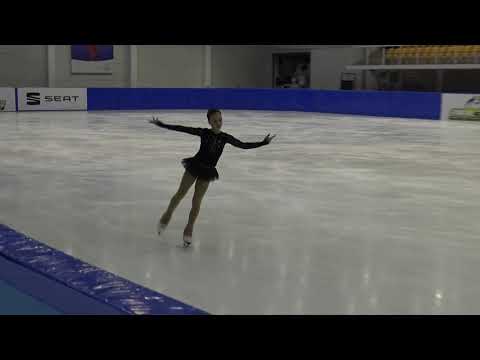 12. Santa Claus Cup 2018: Natasa Mokronova (SVK)  FS Cubs Girls ISU 9 Free Skating