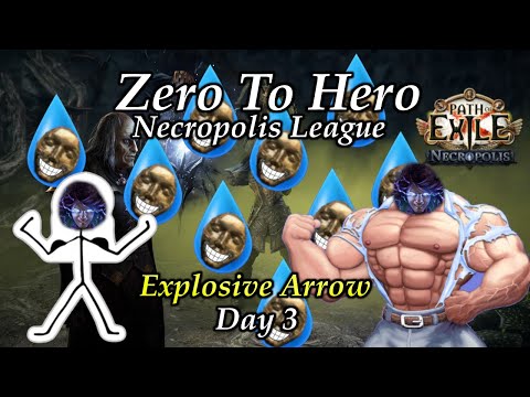 Path of Exile | 3.24 | Its Raining Divines!! | Zero To Hero | Necropolis League | Day 3