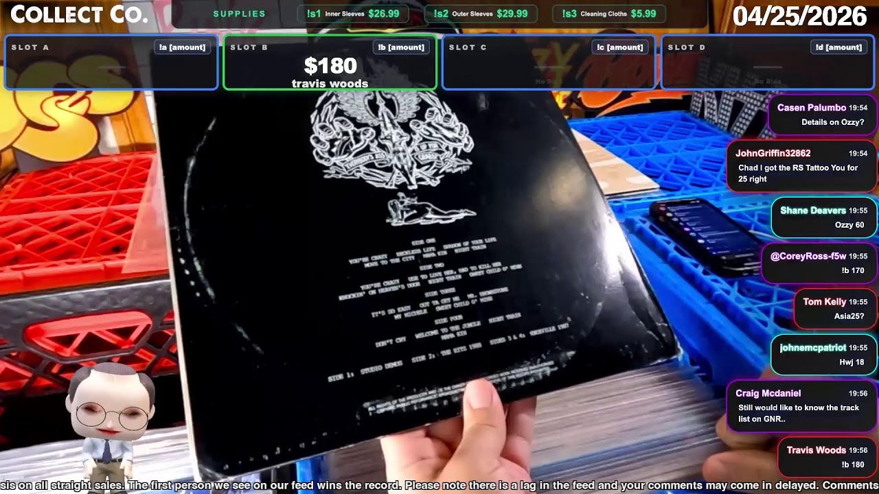 LIVE Vinyl Record Sale (Saturday, 04/25/2026)