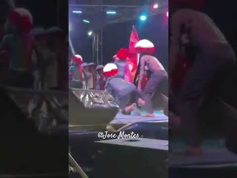 presentación del grupo Catalino Vasquez en el festival son de negro de Soplaviento Bolívar.