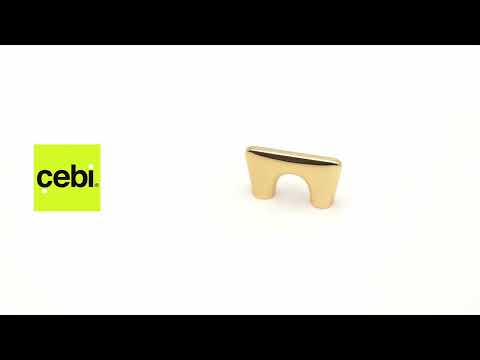 Миниатюра изображения товара Ручка для мебели Cebi Gigi A4113 032 MP11 (глянцевое золото)