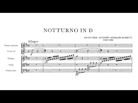 Antonio Rosetti – Sextett (Notturno), in D major