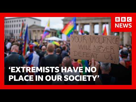 Berlin Pride van ramming likely an 'Islamist terror attack', official says | BBC News