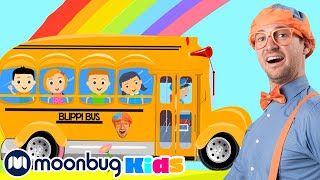 Wheels On The Bus | BLIPPI Song Mix | Gecko's Garage Songs | Children's Music | Vehicles For Kids!