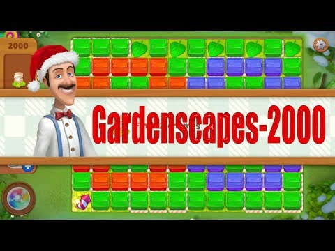 Meet new Gardenscapes challenge 2000/Gardenscapes 2000 level first look
