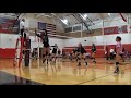 Jacy Ditchie #14 outside hitter black jersey 9-21-17 versus Three Rivers