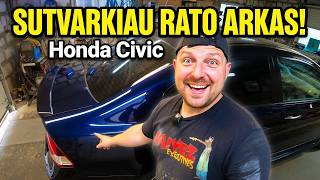 Honda Civic Rūdžių Remontas: Sutvarkiau Surūdijusias Rato Arkas