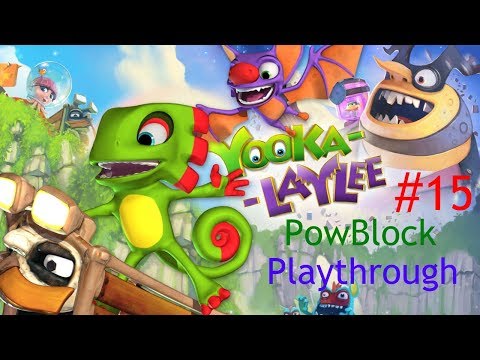 Yooka-Laylee Playthrough pt15 - Trev The Tenteyecle  Boss Battle, Bee Bop, & Water Purification