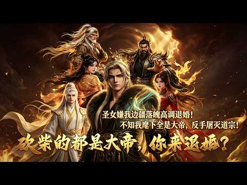【砍柴的都是大帝，你来退婚】镇守封魔关十年！手下杂役全是大帝，白莲圣女竟上门退婚！#晕晕
