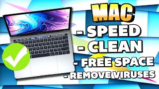 SPEED & CLEAN Up Your Mac, Free Up Space, & Remove Viruses/Malware - EASY! (CleanMyMac X)