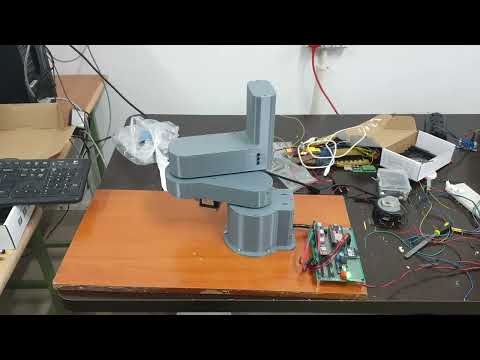 Auto home of 3D printed SCARA robot