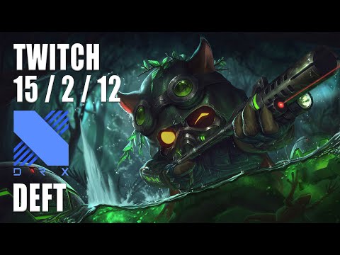DRX Deft TWITCH vs JHIN | ADC | Challenger | Korea | 15/2/12